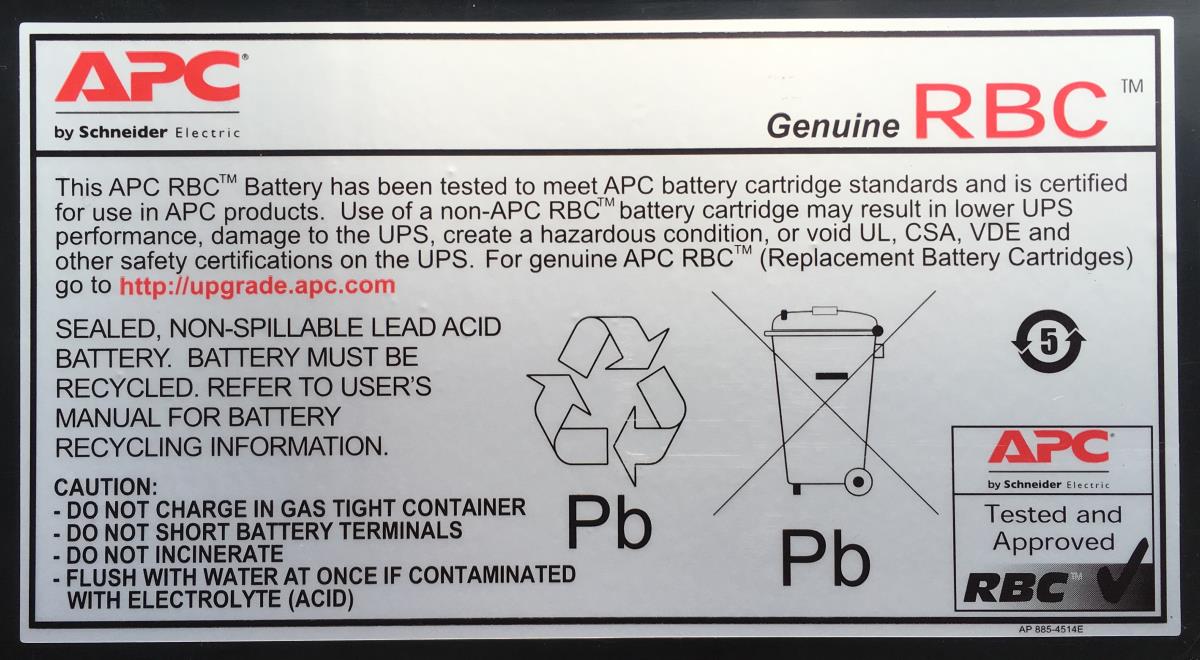 APC Replacement Battery Cartridge #7 (rbc7)