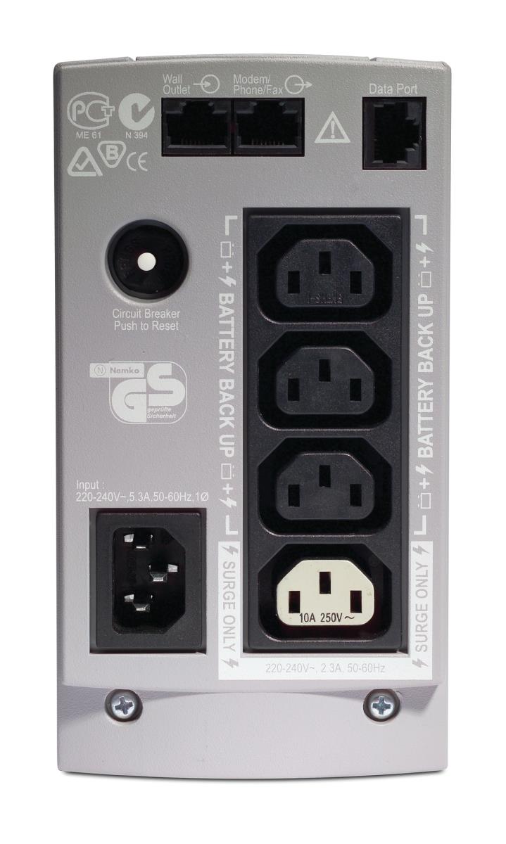 APC Back UPS CS 350va/210w Input-230v/ Output-230v USB