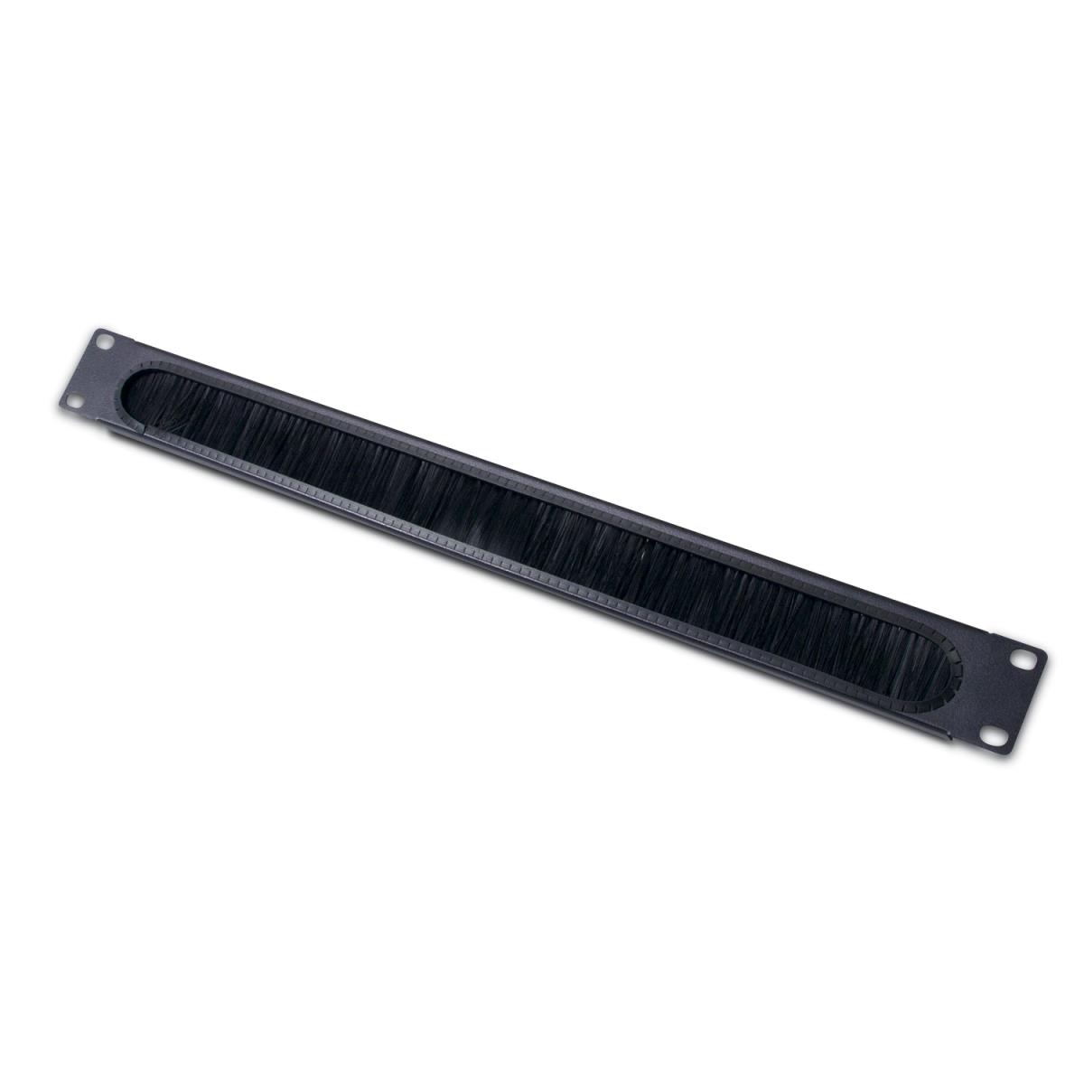 APC 1u Cable Pass -thru W/ Brush Strip Black