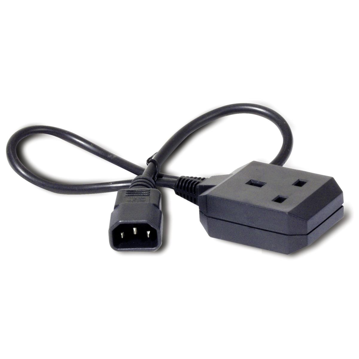 APC Power Cord Iec 320 C14 To Uk Receptacle