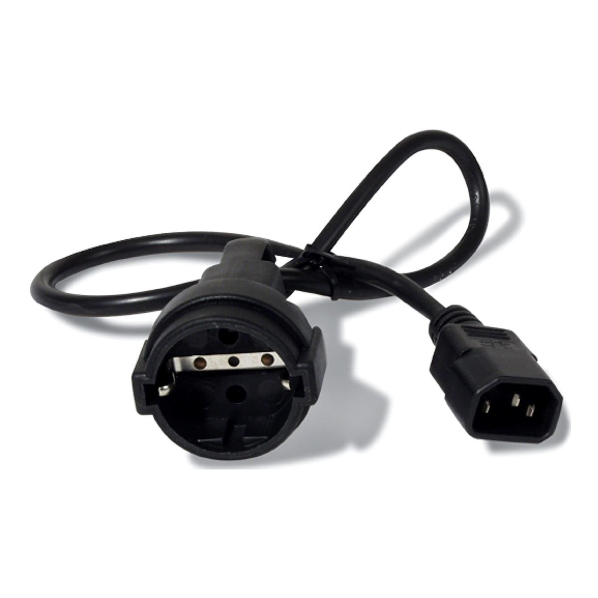 APC Power Cord Iec 320 C14 To Schuko Cee 7 10a/230v 0.5m