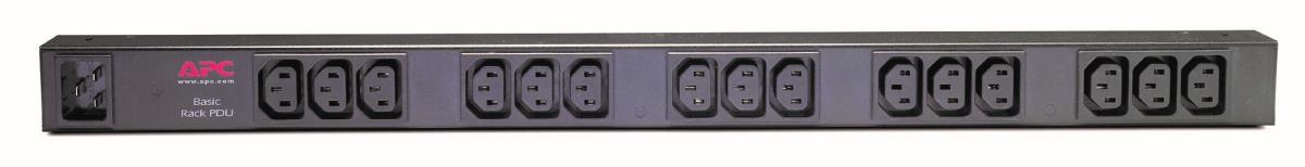 APC Rack Pdu Basic/ Zero U/ 16a/ 208 - 230v/ Outlets - 15/ Iec 320 C13/ 8.20 Feet - Black