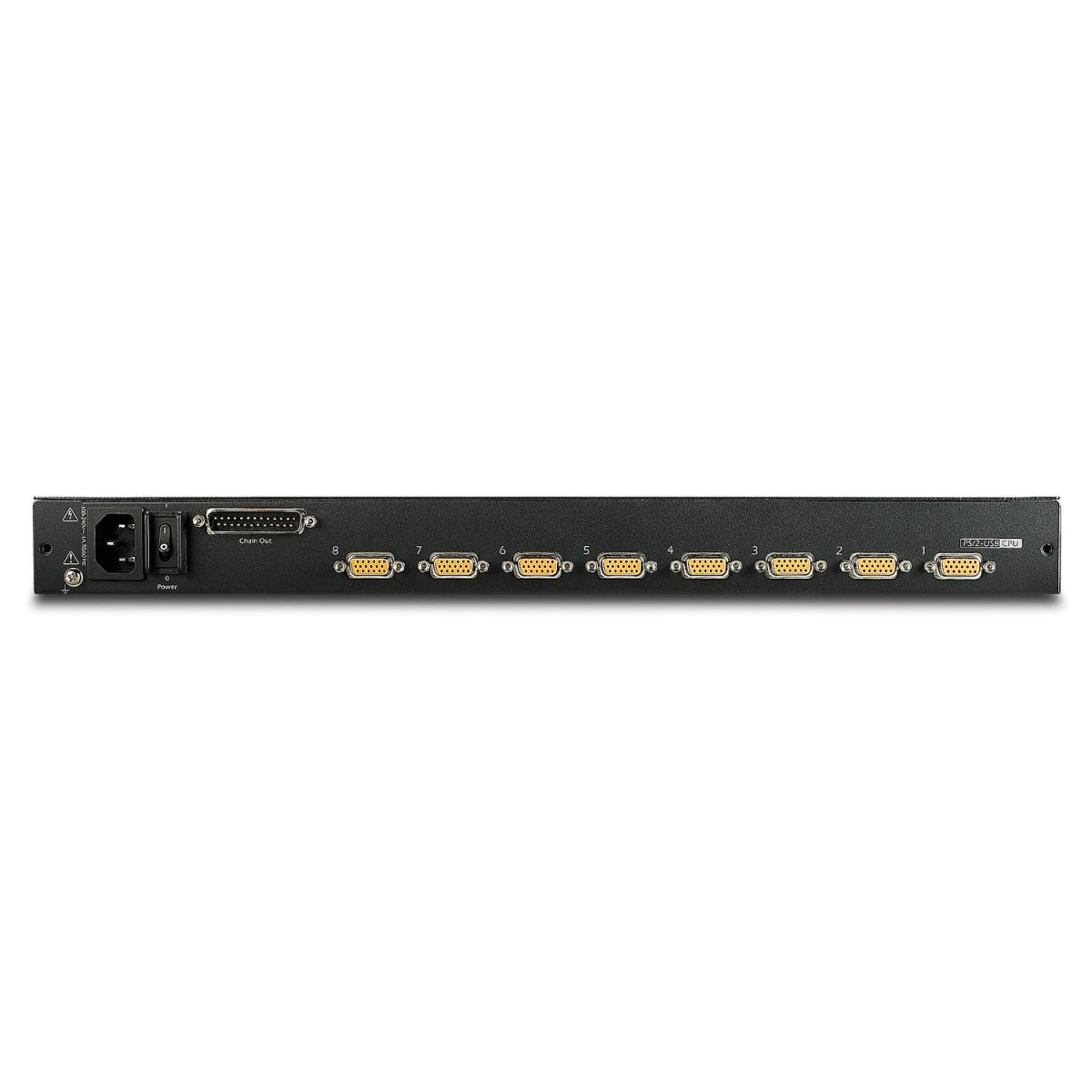 APC Rack LCD Console 17in with Integrated 8 Port Analog KVM Switch