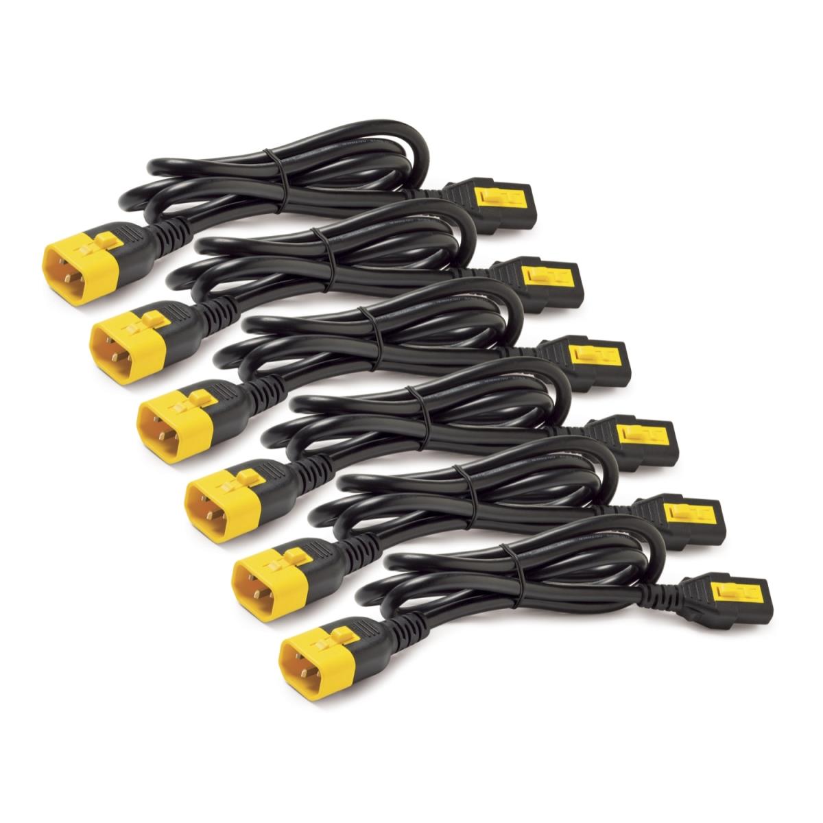 APC Power Cord Kit, Locking, C13 to C14/ 1.2m - 6pk