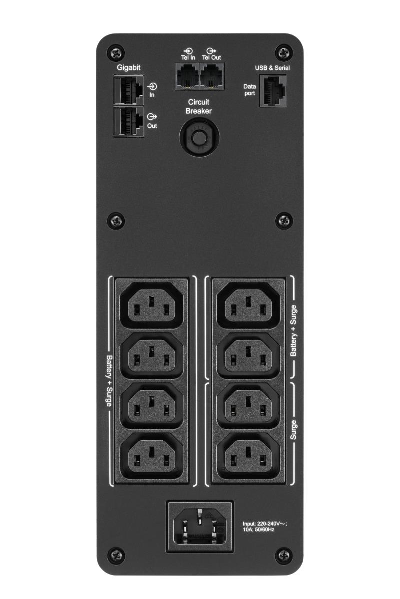 APC Back-UPS Pro BR 1200VA 720Watts Sinewave,8 Outlets, AVR, LCD Interface