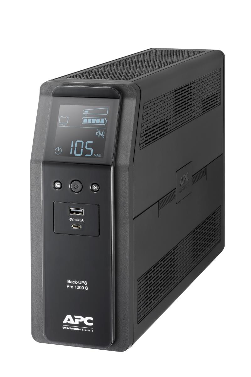 APC Back-UPS Pro BR 1200VA 720Watts Sinewave,8 Outlets, AVR, LCD Interface