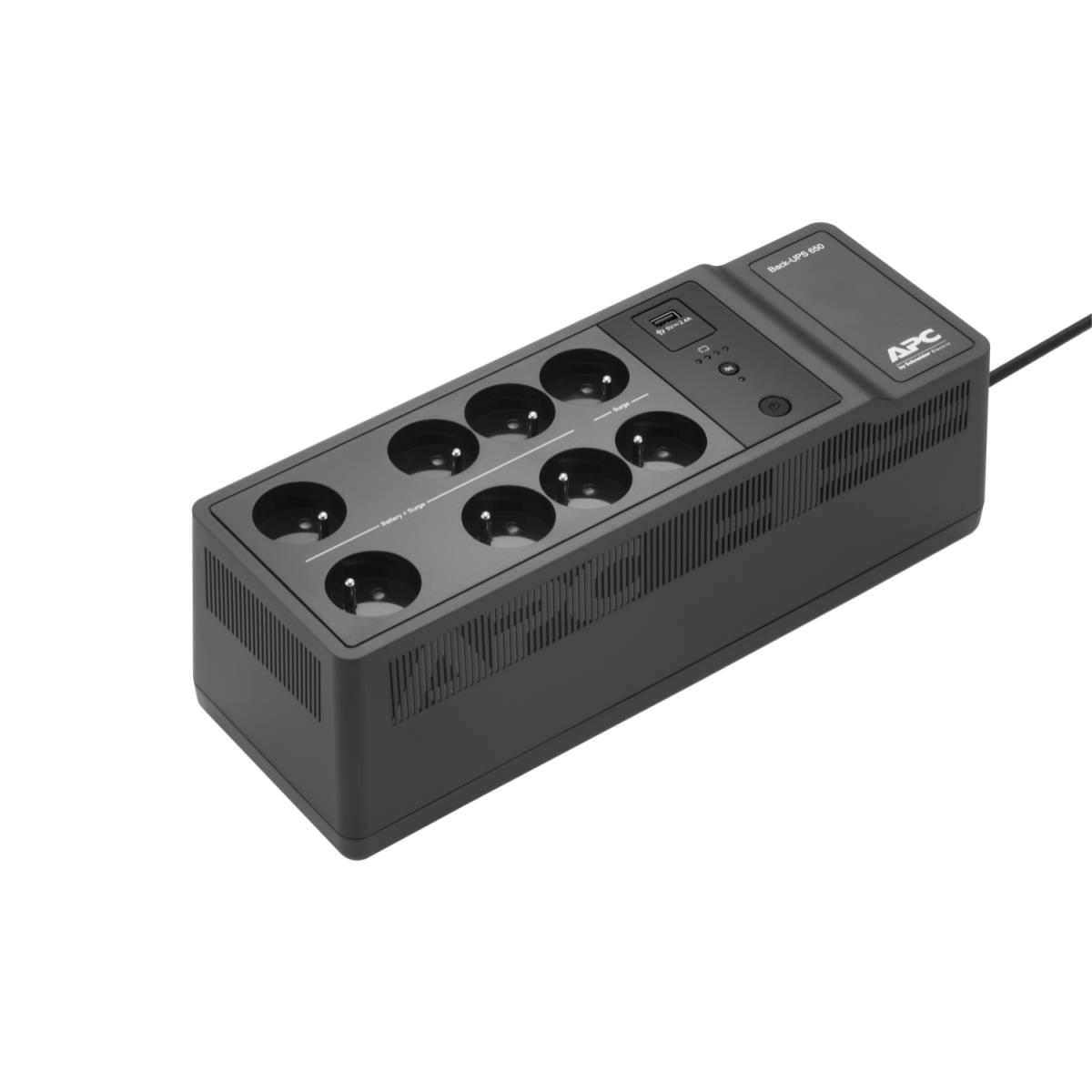 APC Back-UPS 650va 400w 230v - 8x French/belgian Outlets - 1x USB-a Charging Port