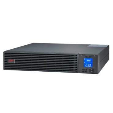 APC Easy UPS On-Line, 3kVA/2700W, RM 2U, 230V, 6x IEC C13 + 1x IEC C19 outlets, Intelligent Card Slot, LCD, W/ Rail Kit