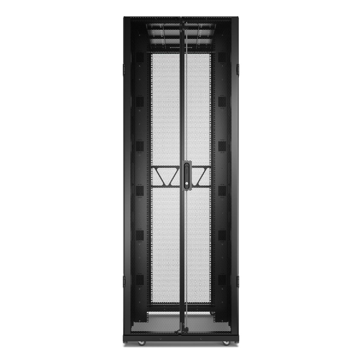 APC NetShelter SX Server Rack Gen 2, 45U, 2124H x 750W x 1200D mm, with Sides - Black