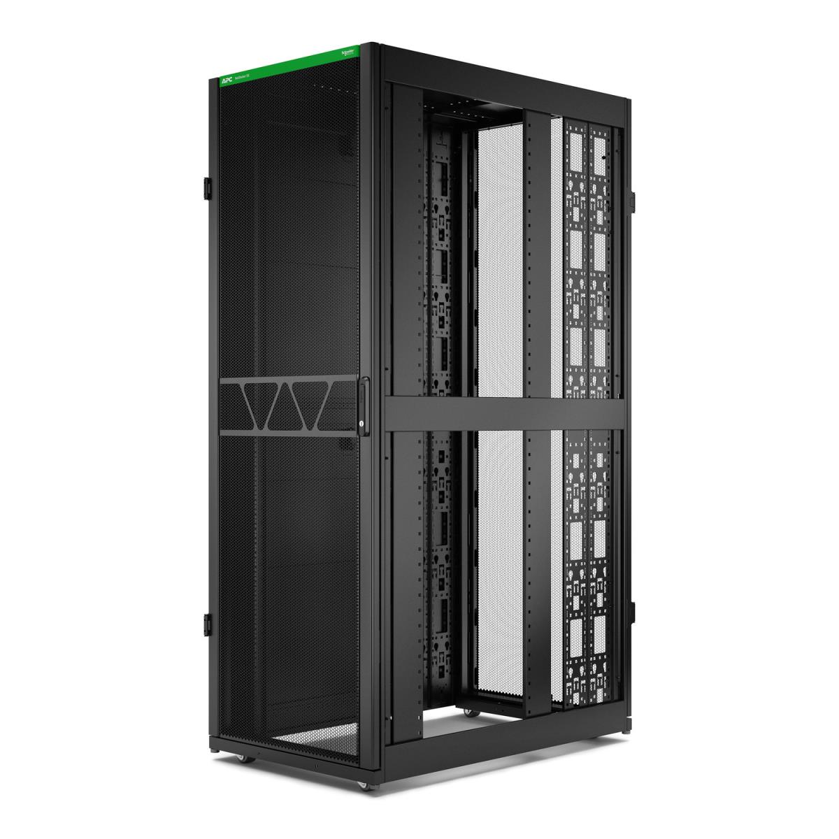 APC NetShelter SX Server Rack Gen 2, 45U, 2124H x 750W x 1200D mm, with Sides - Black