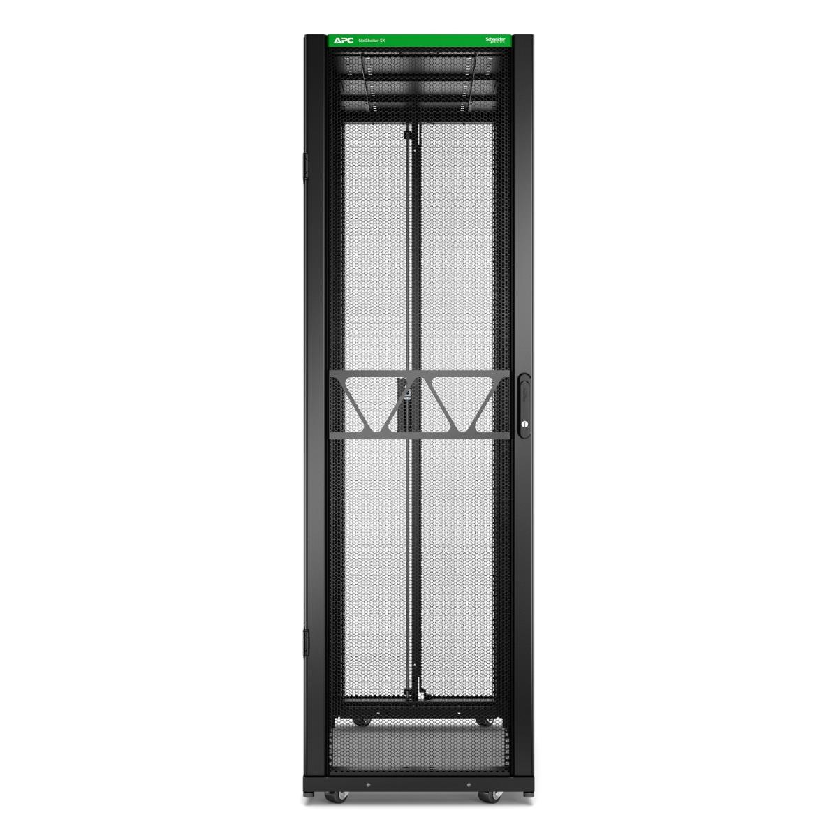 APC NetShelter SX Server Rack Gen 2, 42U, 1991H x 600W x 1200D mm, with Sides - Black