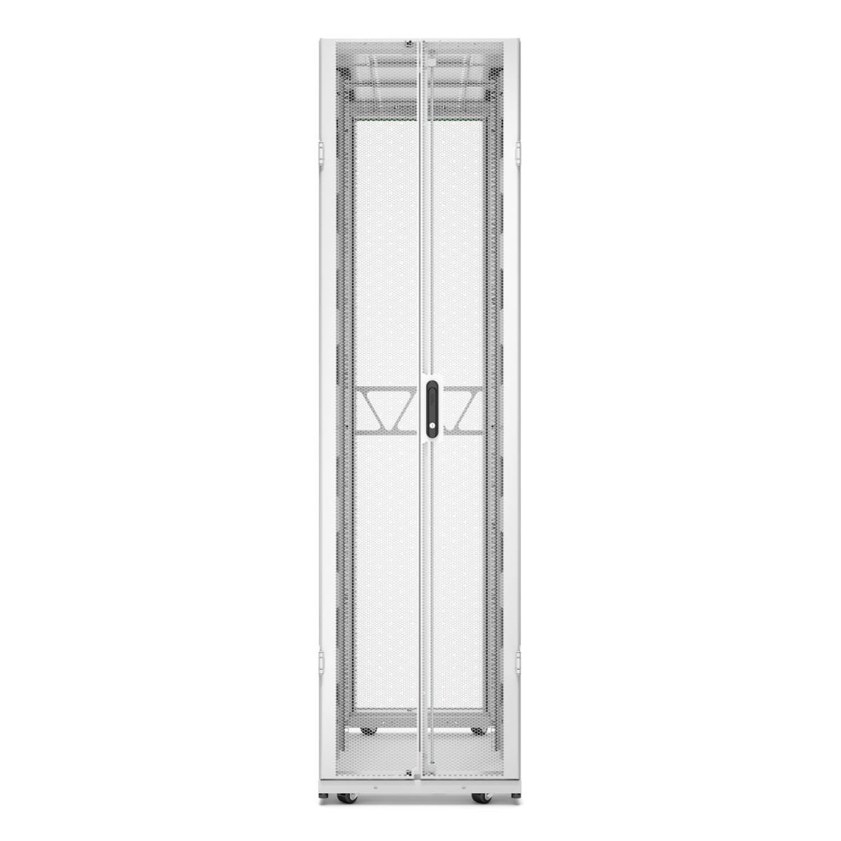 APC NetShelter SX Server Rack Gen 2, 48U, 2258H x 600W x 1200D mm, with Sides - White