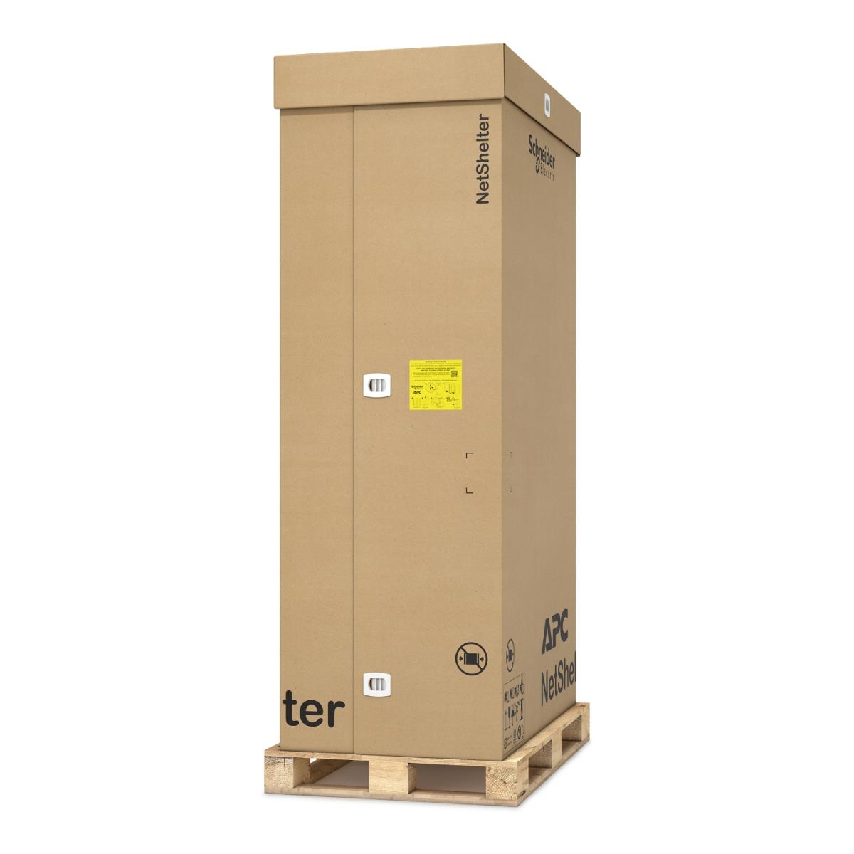 APC NetShelter SX Server Rack Gen 2, 48U, 2258H x 600W x 1200D mm, with Sides - White