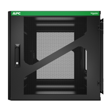 APC NetShelter 12U Wallmount Rack Enclosure Cabinet Side Mount UPS Depth