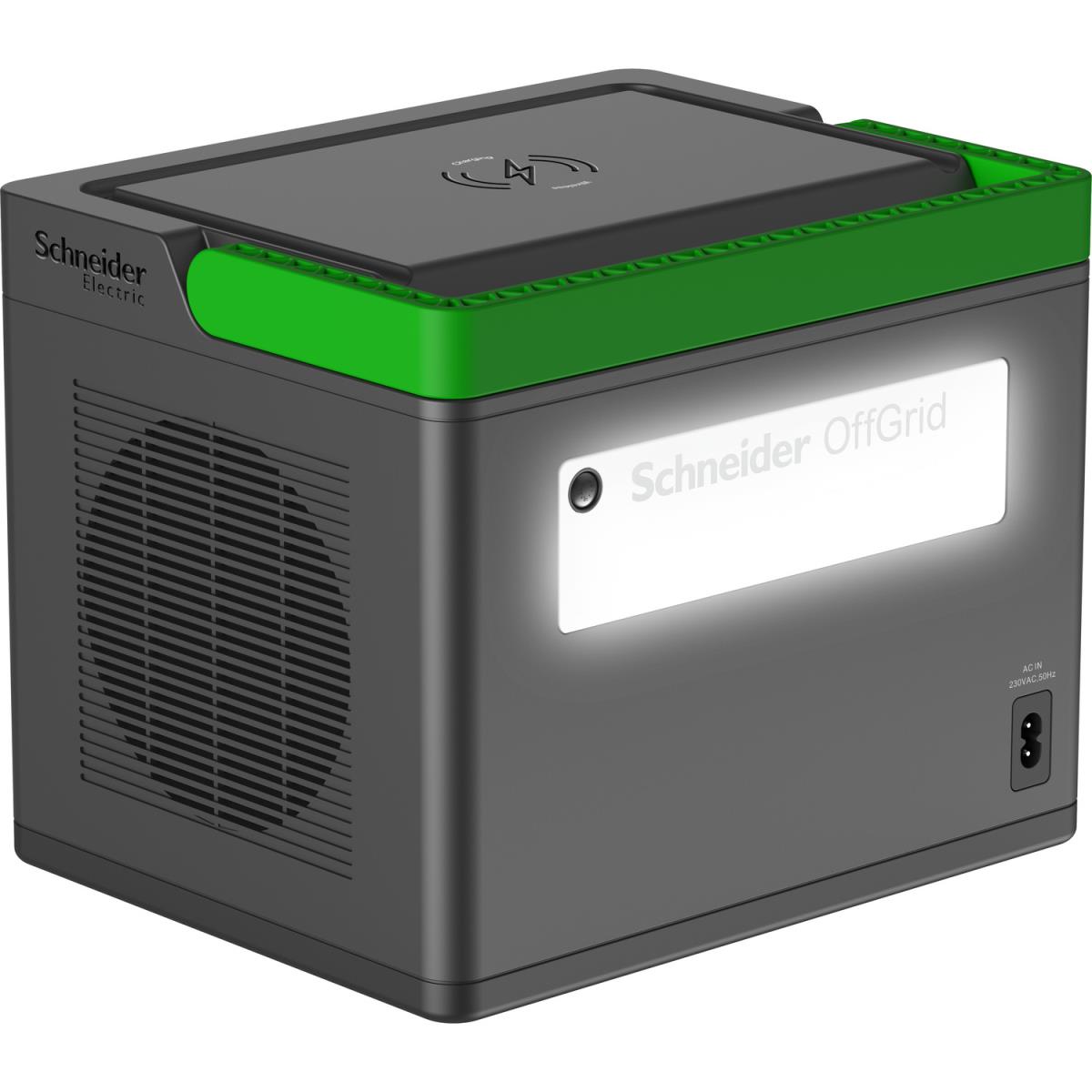 APC Schneider OffGrid Portable Power Station 730, 738Wh Lithium-ion, LCD, UK Type G Plug, Sinewave, 3 USB-A, 2 USB-C, Wireless Charger