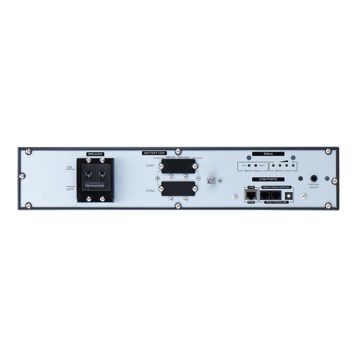 APC Easy UPS Lithium-ion External Battery Pack for 1/2/3kVA SRVL Extended Runtime Model, 48V 2400Wh, 2U Rackmount