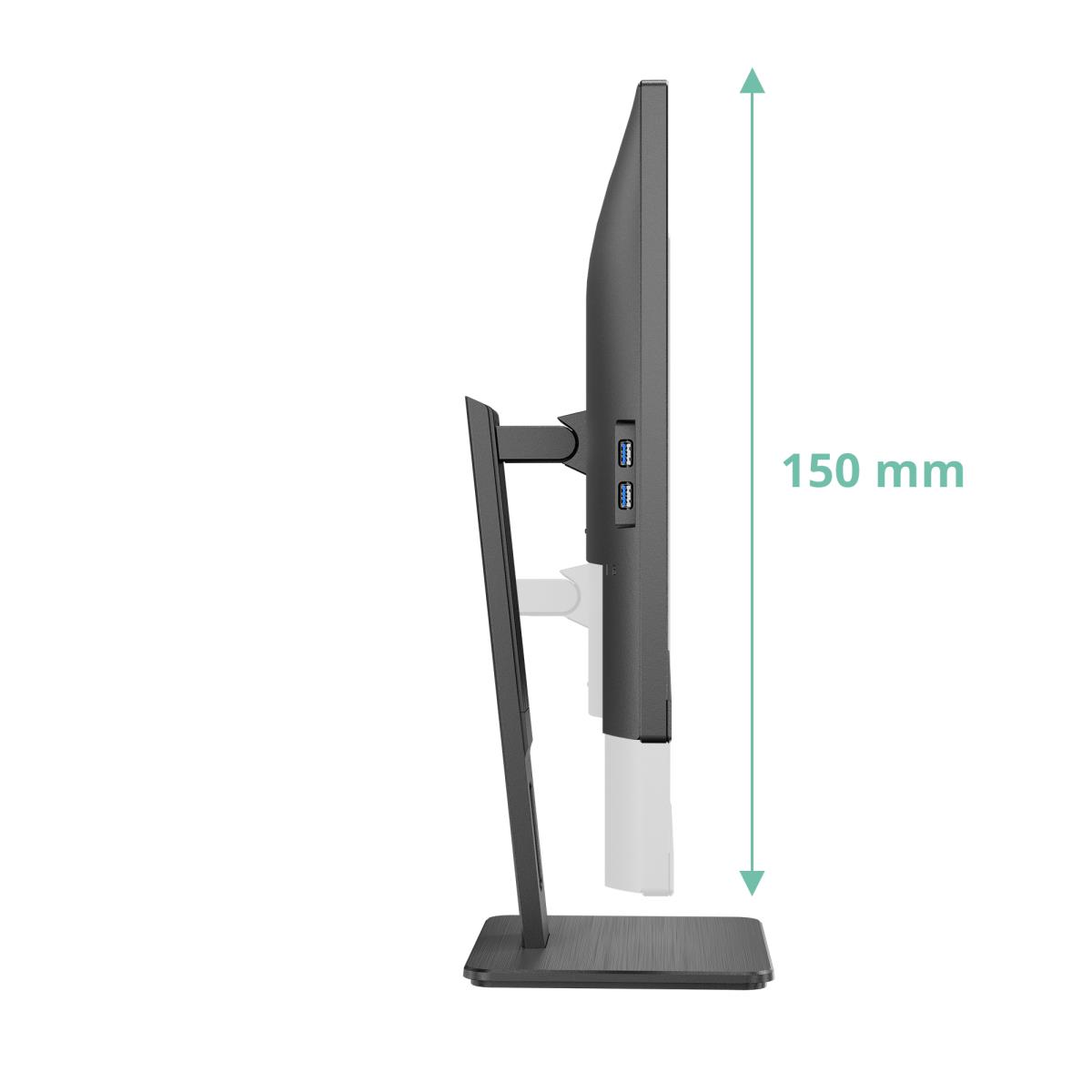 AOC Desktop USB-C Monitor - Q27P3CW - 27in -2560x1440 (QHD) - IPS 75hz Speaker USB Hub