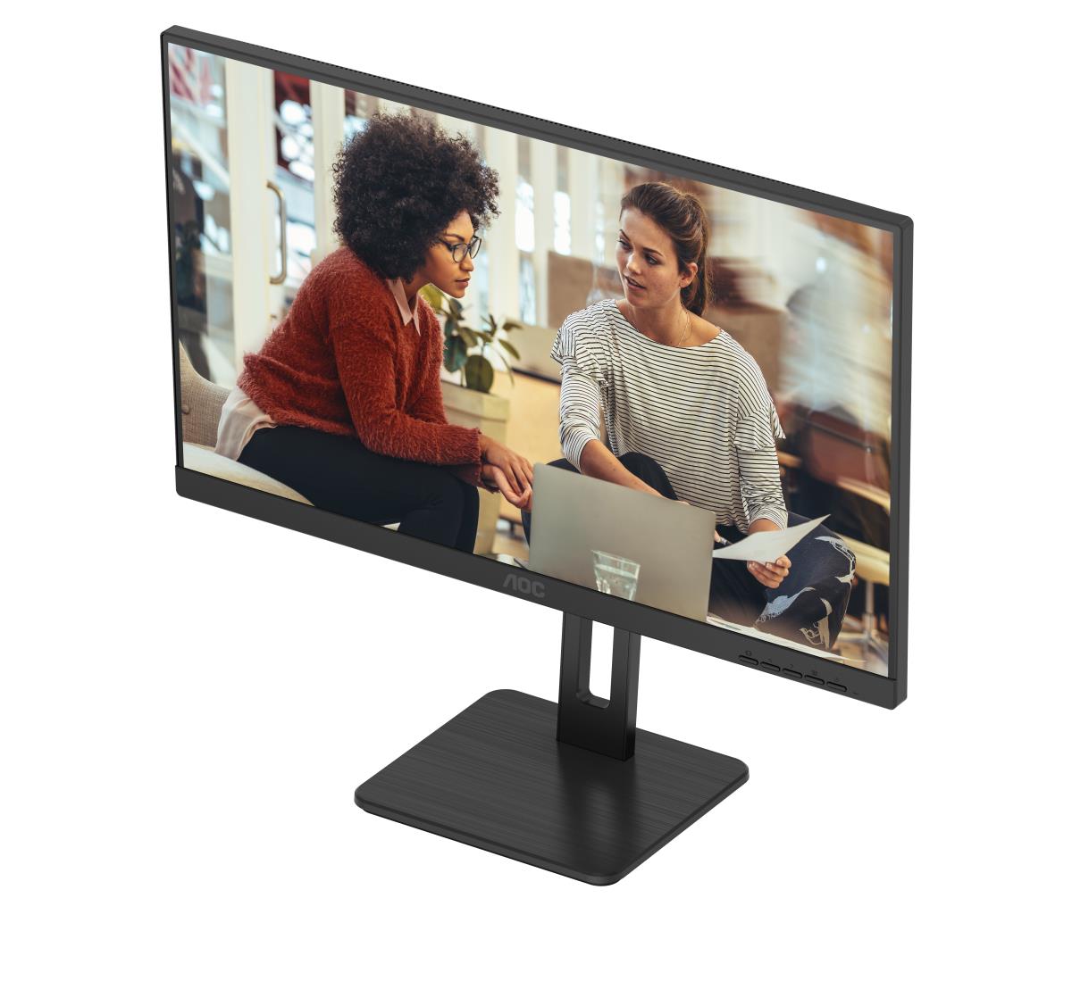 AOC Desktop USB-C Monitor - U27E3UF - 27in - 3840x2160 (4K UHD) - 4ms IPS