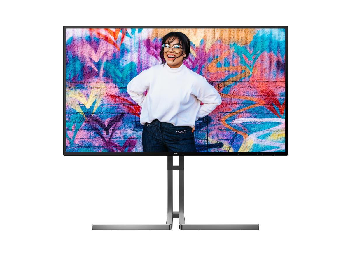 AOC Desktop USB-C Monitor - U27U3CV - 27in - 3840x2160 (4K UHD) - Nano IPS 4ms