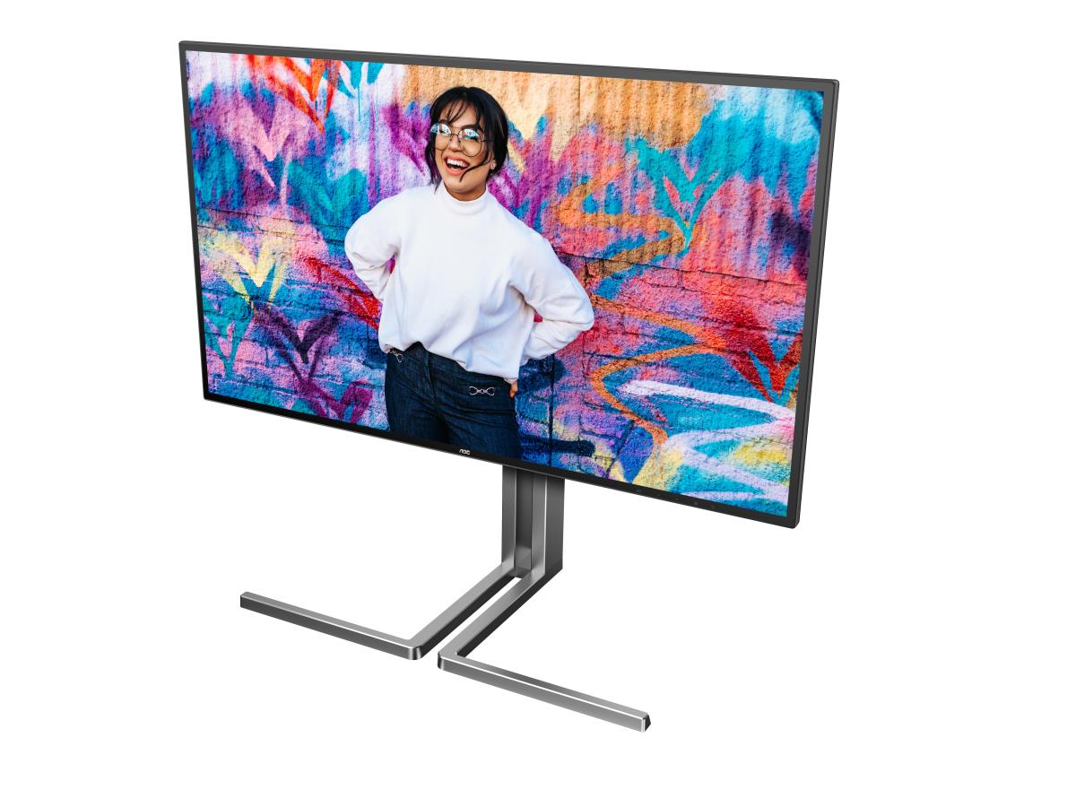 AOC Desktop USB-C Monitor - U27U3CV - 27in - 3840x2160 (4K UHD) - Nano IPS 4ms