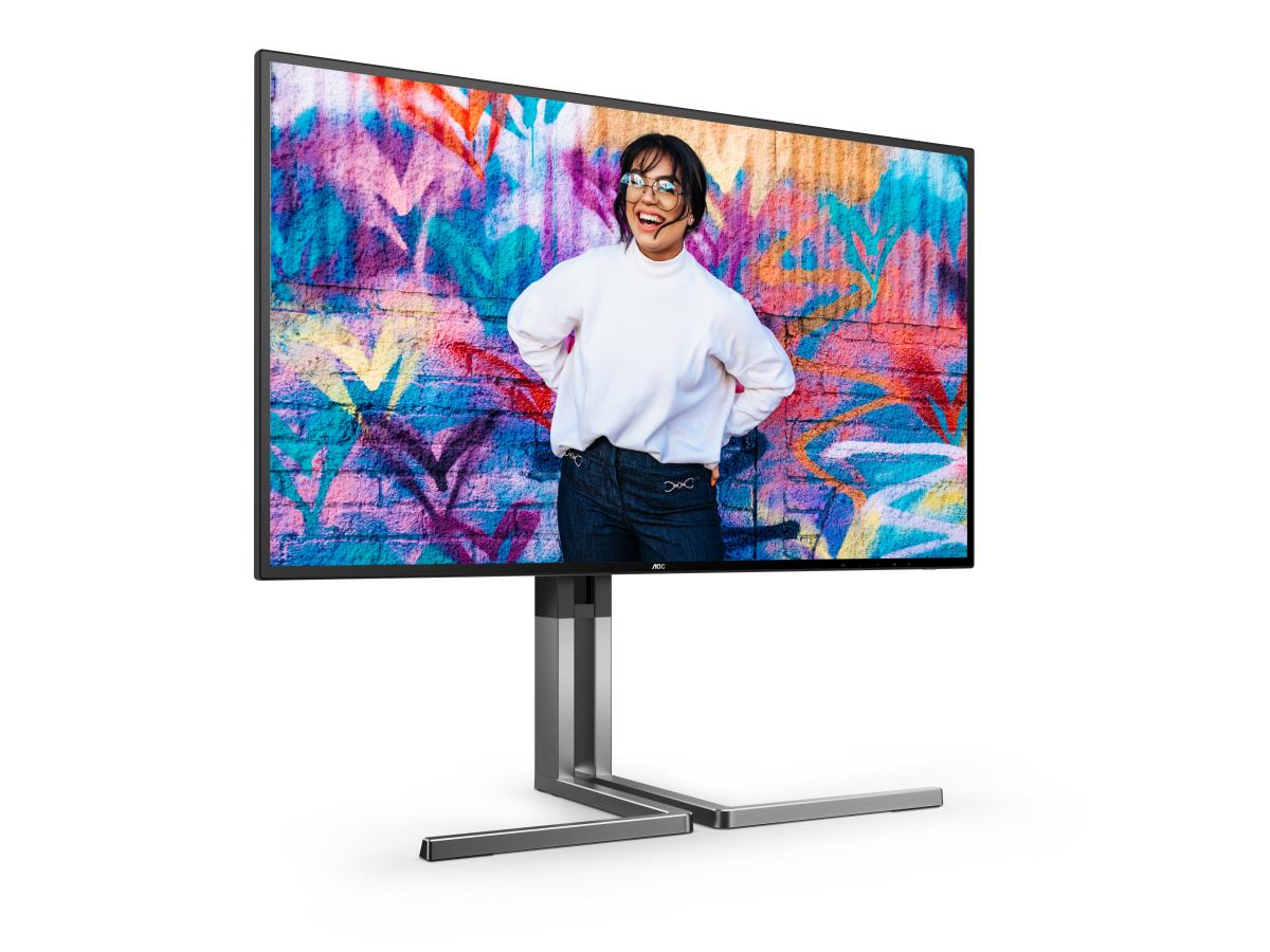 AOC Desktop USB-C Monitor - U27U3CV - 27in - 3840x2160 (4K UHD) - Nano IPS 4ms