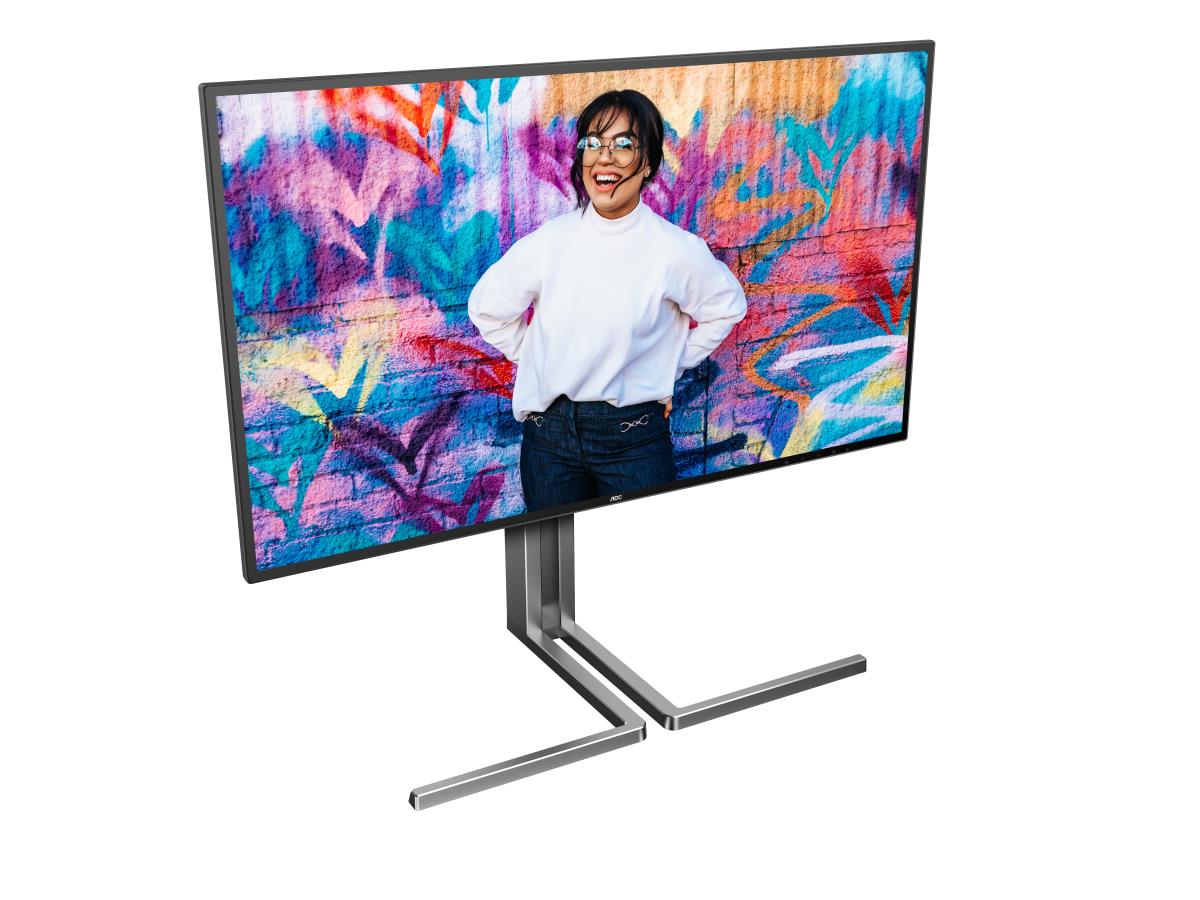 AOC Desktop USB-C Monitor - U27U3CV - 27in - 3840x2160 (4K UHD) - Nano IPS 4ms