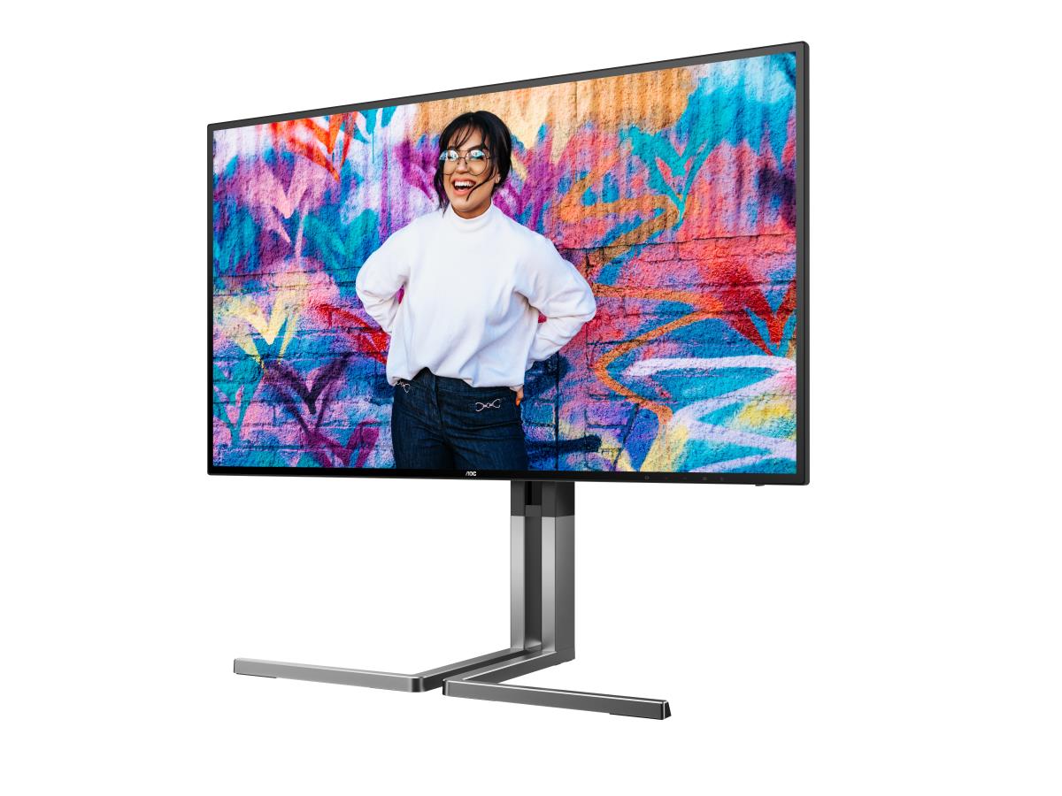 AOC Desktop USB-C Monitor - U27U3CV - 27in - 3840x2160 (4K UHD) - Nano IPS 4ms