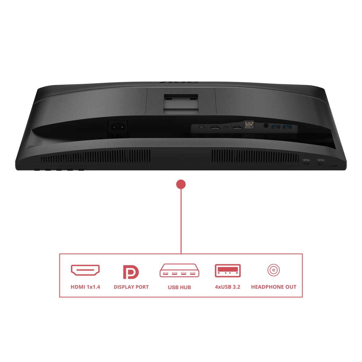 AOC Desktop Monitor - 24E4CV - 24in - 1920x1080 (full Hd) - 4ms IPS 120Hz