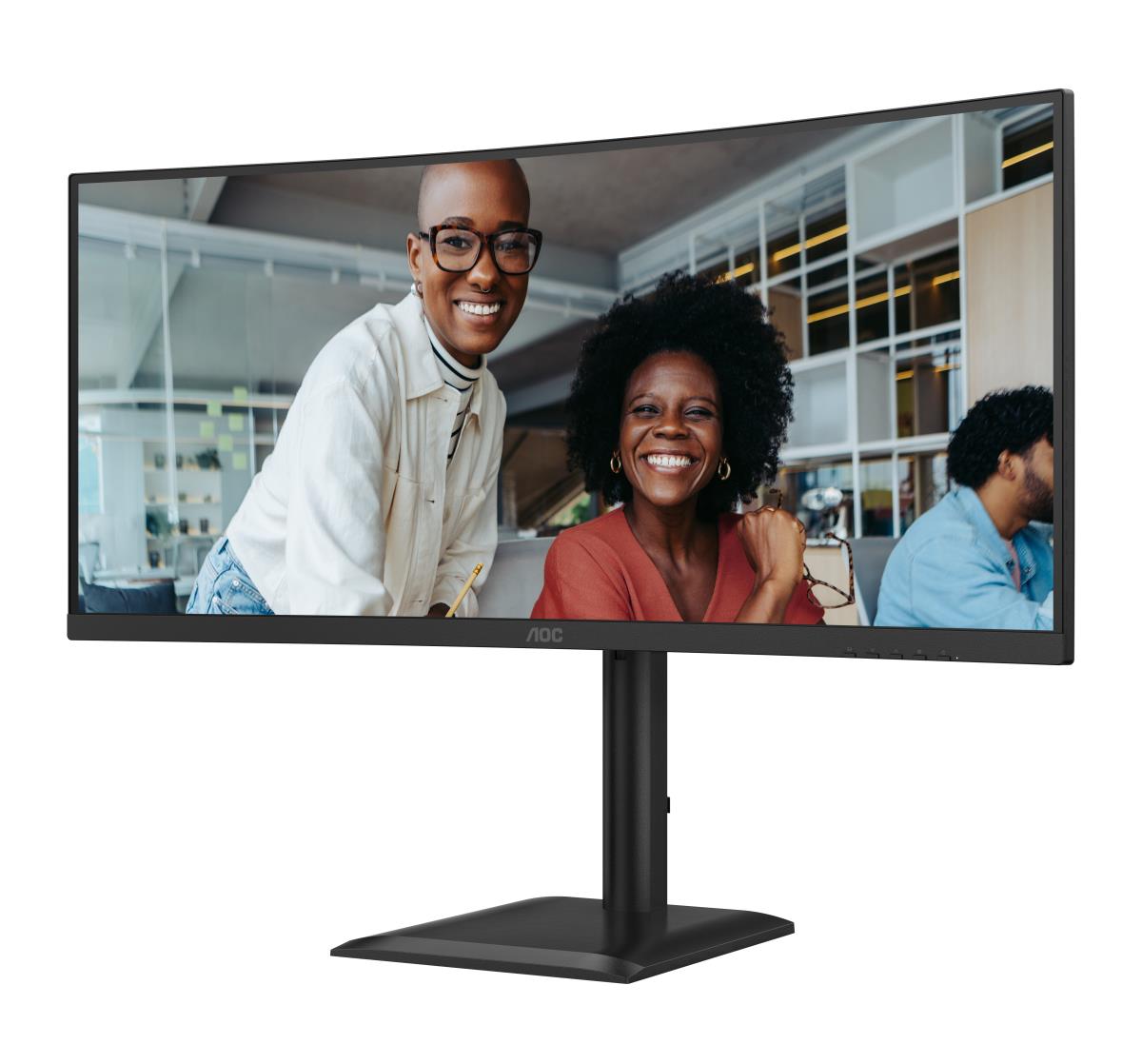 AOC Desktop USB-C Monitor - CU34E4CV - 34in - 3440x1440 (UWQHD) - VA 120Hz