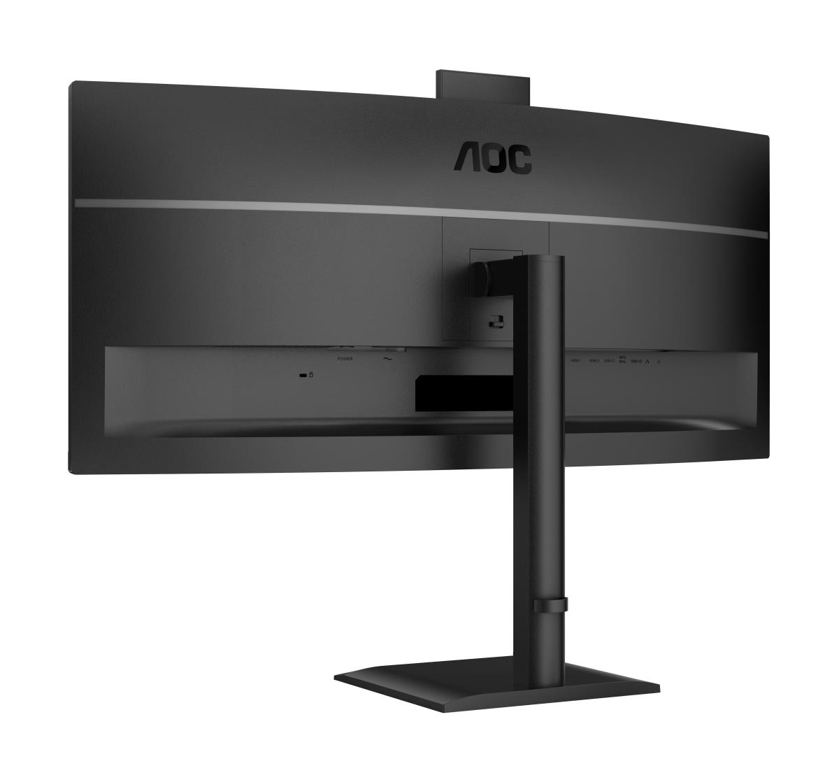AOC Curved USB-C Monitor - CU34E4CW - 34in - 3440x1440 (UWQHD) - VA 120Hz Win Hello Webcam