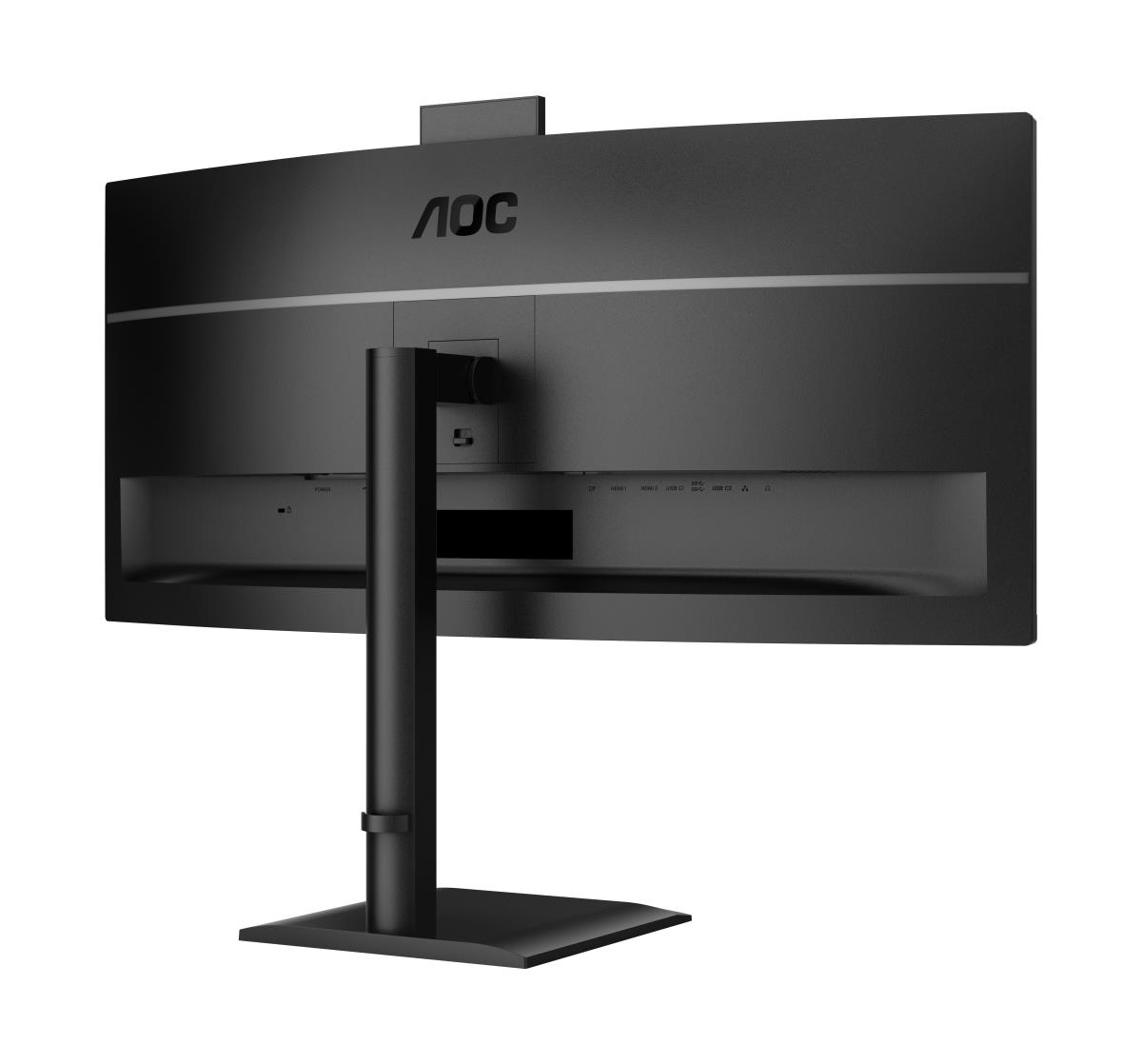AOC Curved USB-C Monitor - CU34E4CW - 34in - 3440x1440 (UWQHD) - VA 120Hz Win Hello Webcam