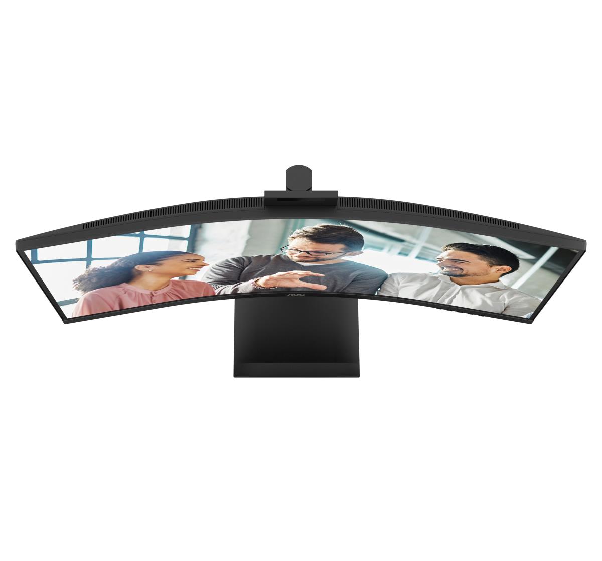 AOC Curved USB-C Monitor - CU34E4CW - 34in - 3440x1440 (UWQHD) - VA 120Hz Win Hello Webcam