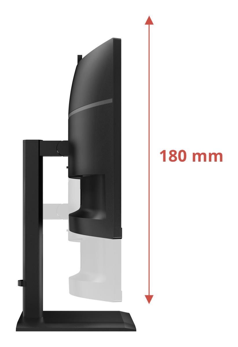 AOC Curved USB-C Monitor - CU34E4CW - 34in - 3440x1440 (UWQHD) - VA 120Hz Win Hello Webcam