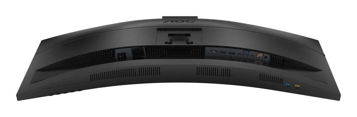 AOC Curved USB-C Monitor - CU34E4CW - 34in - 3440x1440 (UWQHD) - VA 120Hz Win Hello Webcam