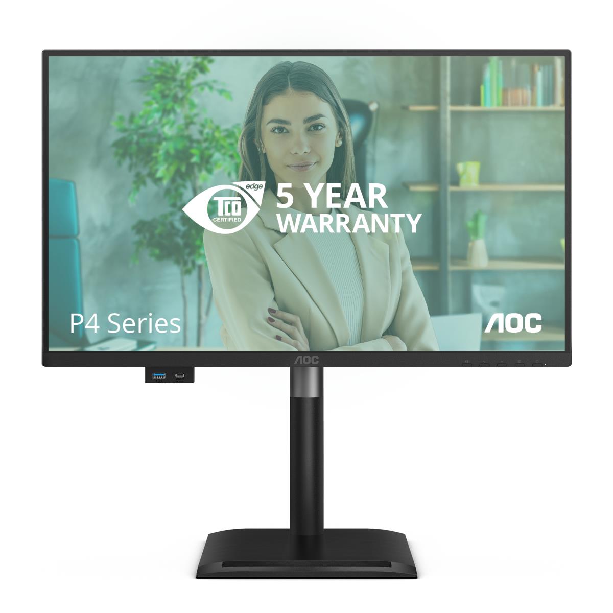 AOC Desktop Monitor - 24P4CV - 24in - 1920x1080 (Full HD) - IPS 4ms