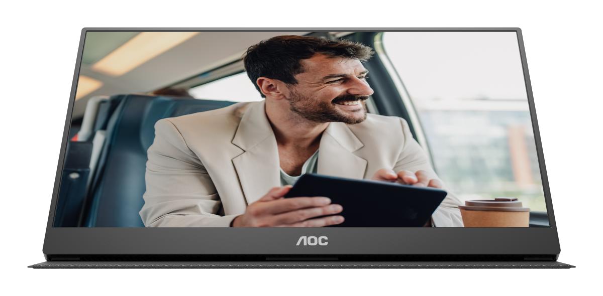 AOC Portable USB-C Monitor - 16T20E2 - 15.6in - 1920x1080 (Full HD) - IPS 4ms