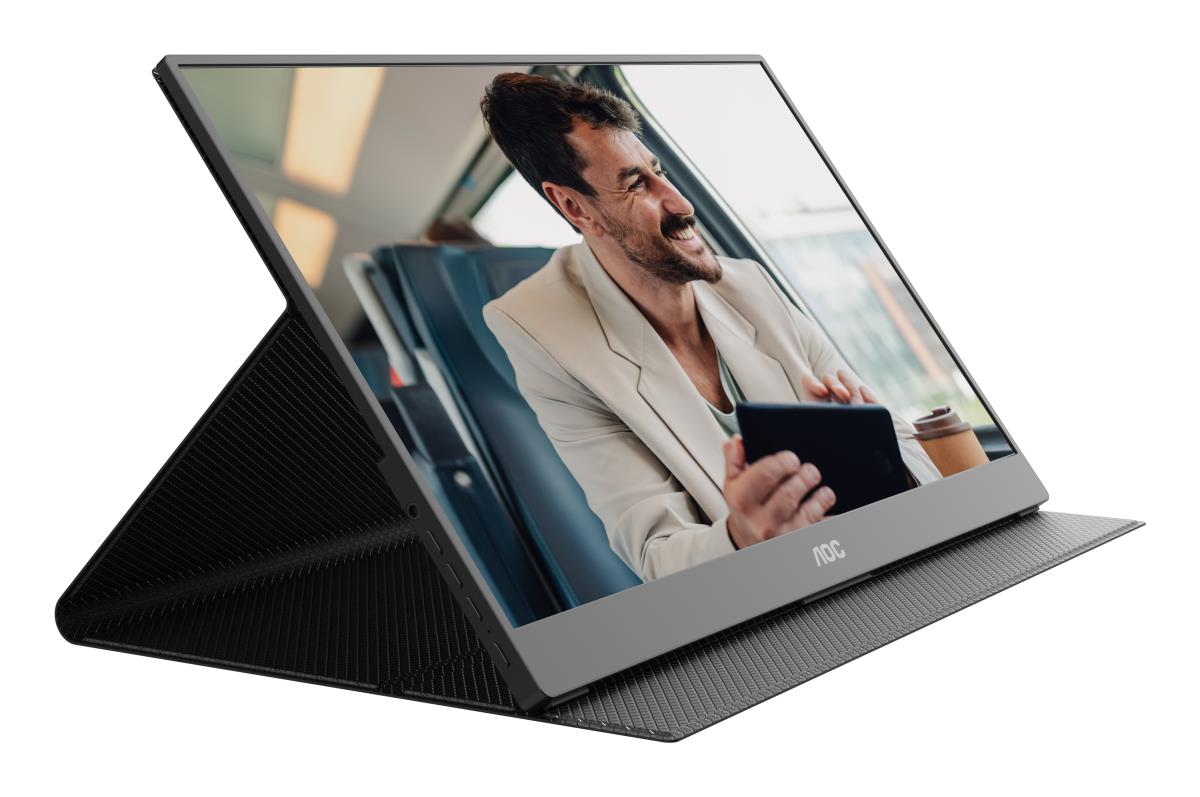 AOC Portable USB-C Monitor - 16T20E2 - 15.6in - 1920x1080 (Full HD) - IPS 4ms