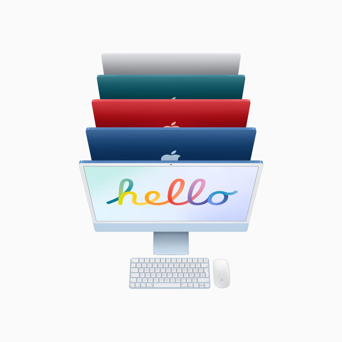APPLE iMac - 24in - M1 8-cpu/7-gpu - 8GB Ram - 256GB SSD - 4.5k Retina Display - Magic Keyboard - Silver - Qwerty Uk
