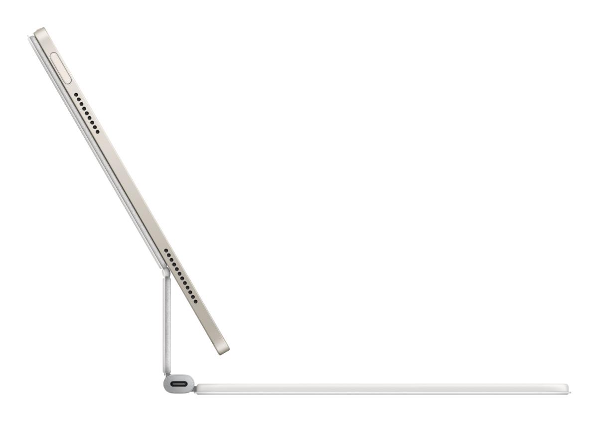 APPLE Magic Keyboard For iPad Air 11-inch (m2/m3/m4) - White - Qwertzu German
