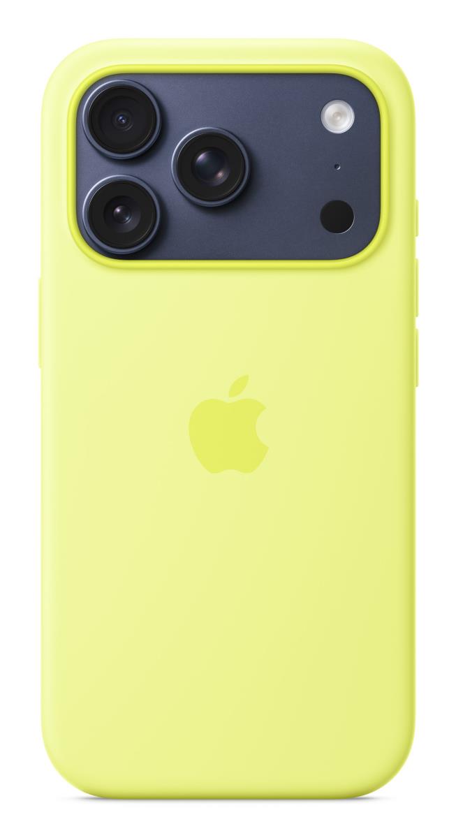 APPLE iPhone 17 Pro - Silicone Case With Magsafe - Neon Yellow