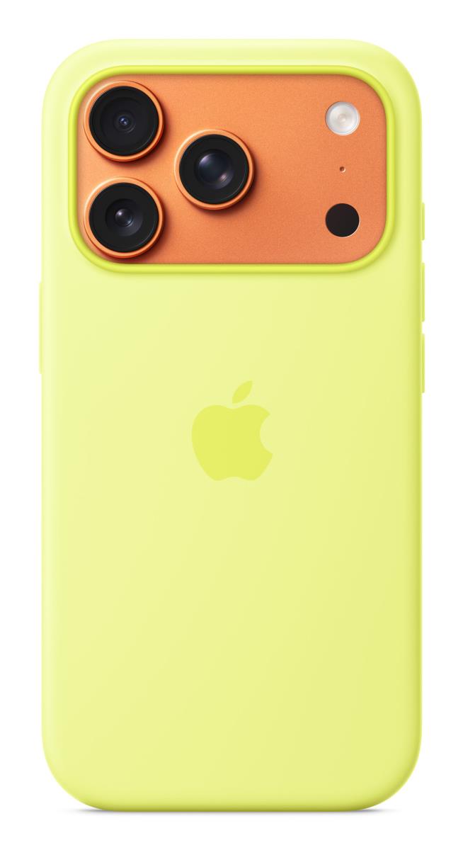 APPLE iPhone 17 Pro - Silicone Case With Magsafe - Neon Yellow