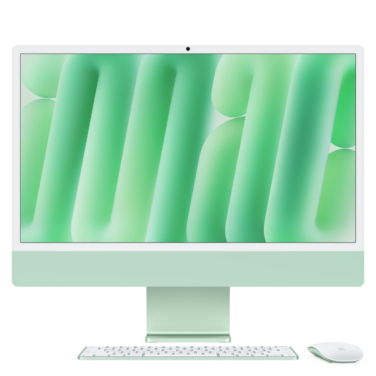 APPLE iMac - 24in - Green - M4 - 10-cpu/10-gpu - 16GB Ram - 256GB SSD - 4.5k Retina Display