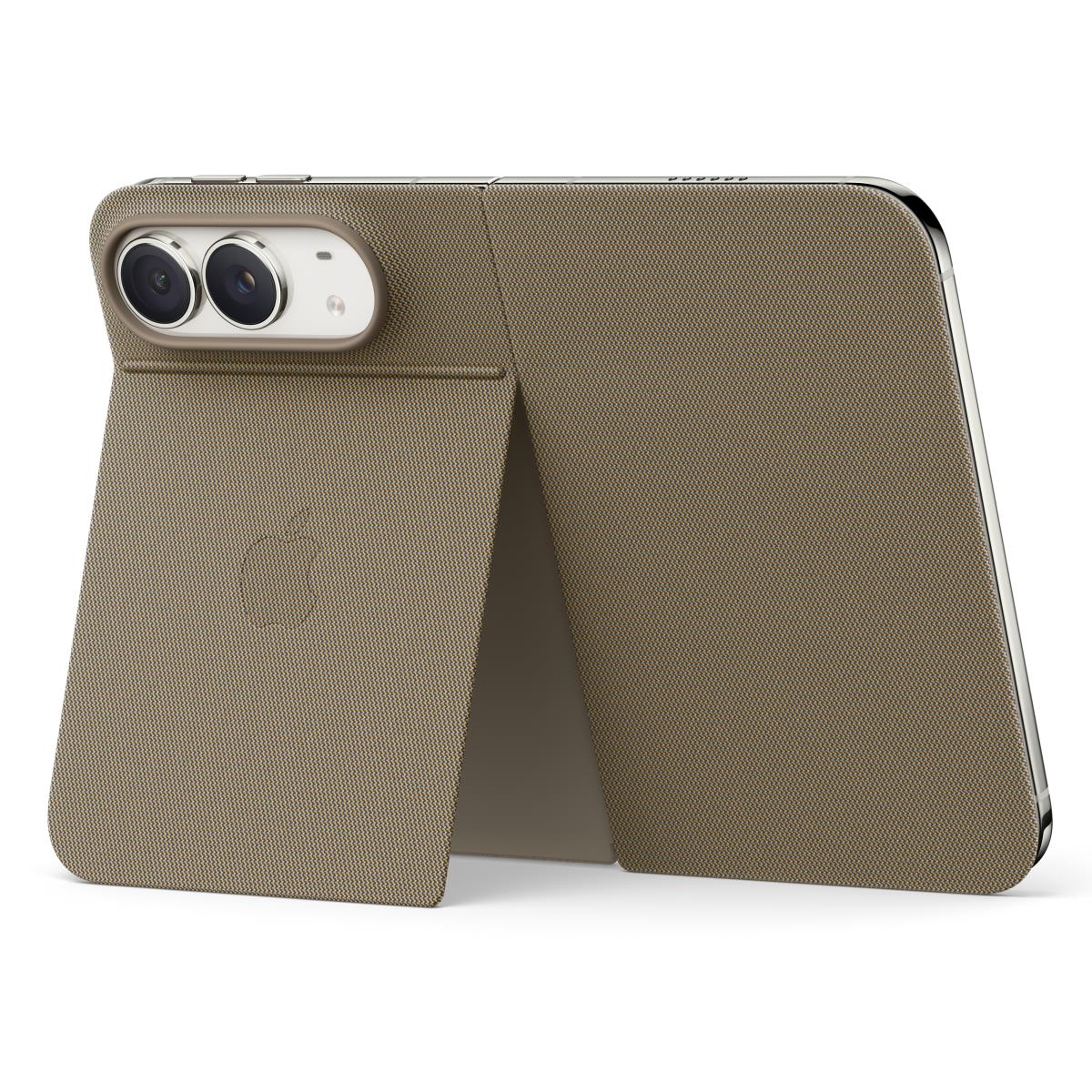 APPLE iPhone Duo - Folio With Kickstand - Taupe