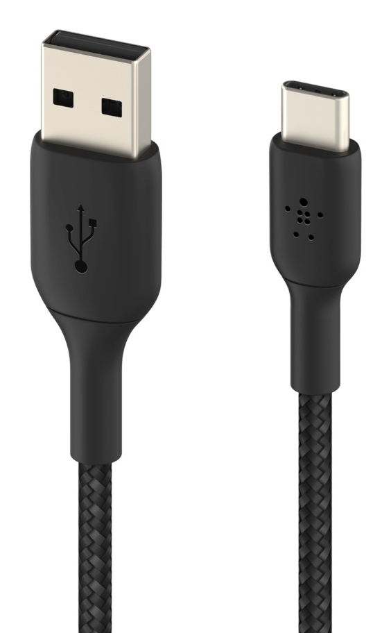 BELKIN USB-a To USB-c Cable Braided 3m Black
