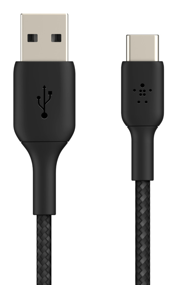 BELKIN USB-a To USB-c Cable Braided 3m Black