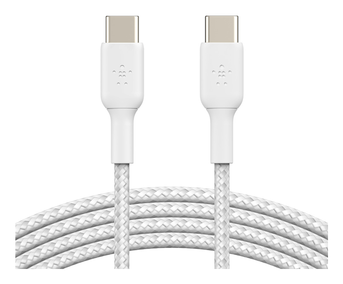 BELKIN USB-c To USB-c Cable Braided 1m White