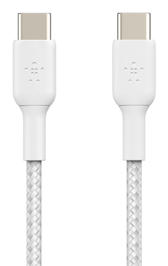 BELKIN USB-c To USB-c Cable Braided 1m White