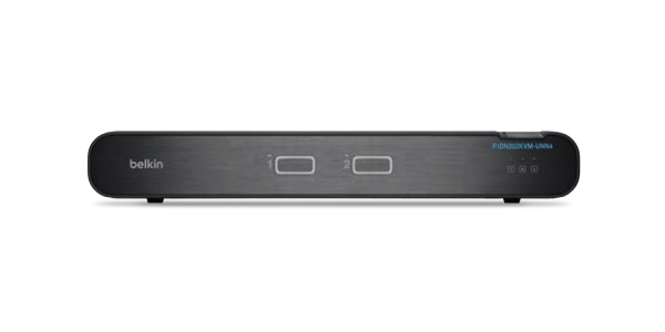 BELKIN 2-port Dual Head Dp/hdmi To Dp/hdmi Video Secure Desktop KVM Switch No Cac Pp4.0