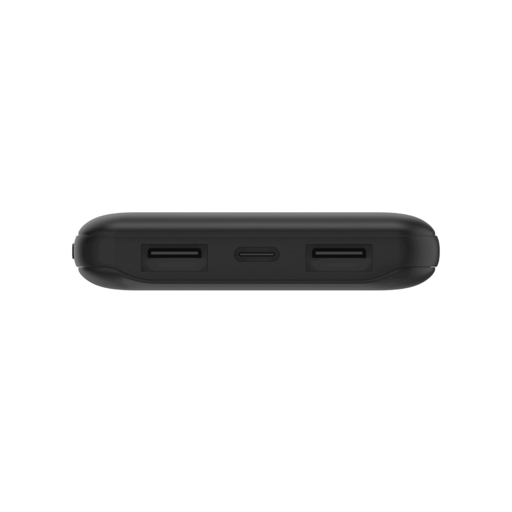 BELKIN 10k Power Bank With USB-c 15w Dual USB-a 15cm USB-a To C Cable Black