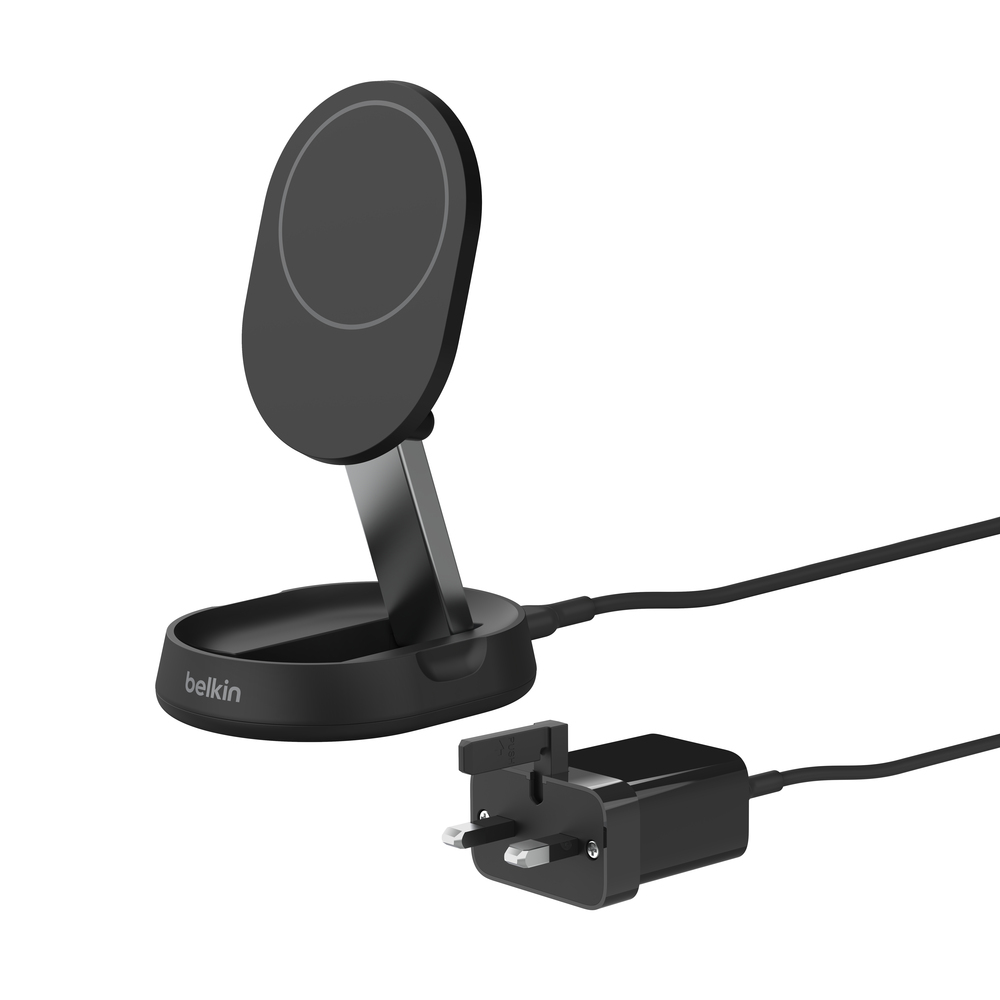 BELKIN Boost Charge Pro Convertible Qi2 15w Charging Stand W/psu Black